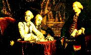 Sir Joshua Reynolds a, conversation oil painting artist